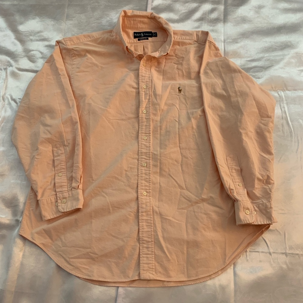 RALPH LAUREN CLASSIC FIT MEN DRESS SHIRT 18  34/35